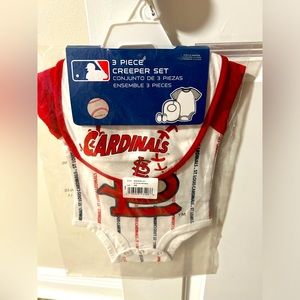 Cardinals baseball official MLB baby outfit